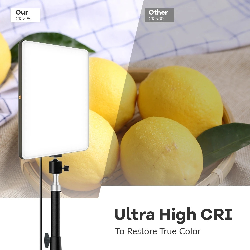 Video Light Panel Led - Lampu Video LED dengan Tripod Profesional,