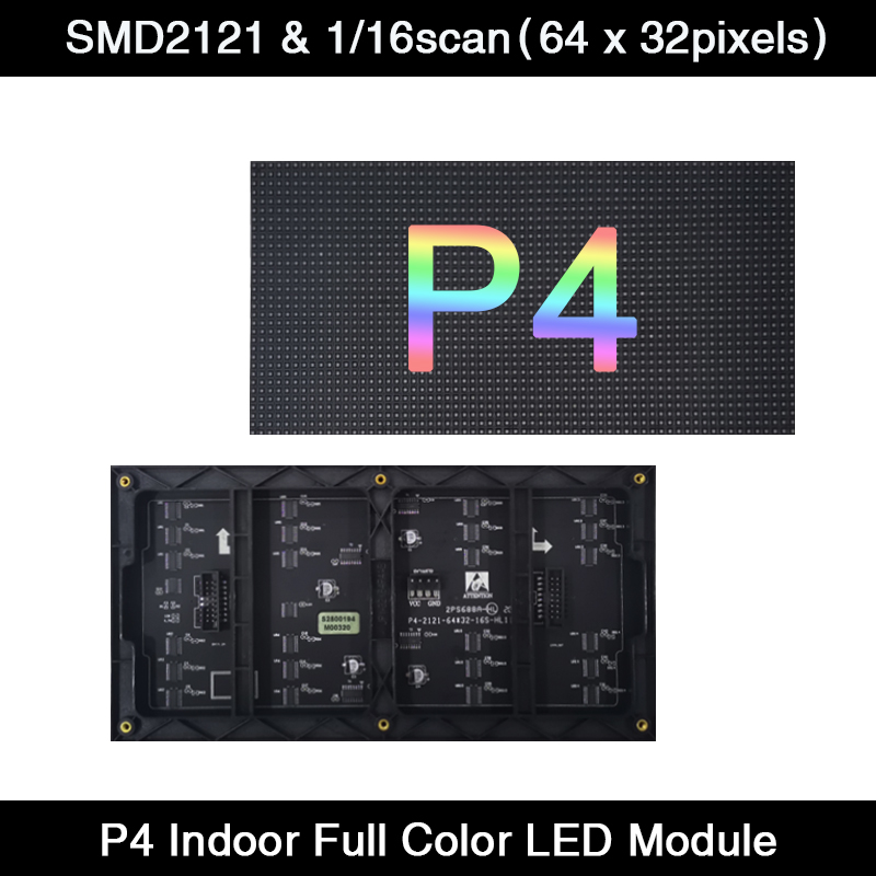 Video Light Panel Led - AiminRui Resolusi Tinggi P4 Dalam Ruangan
