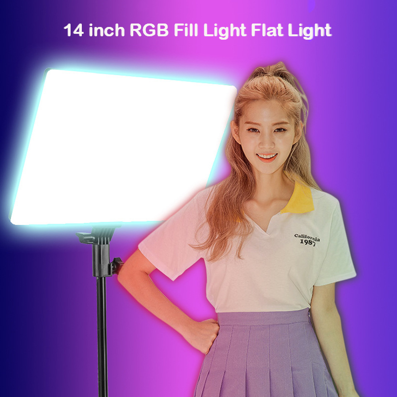 RGB 14 ''Lampu Video LED Remot - Video Light Panel Led ulasan dan harga