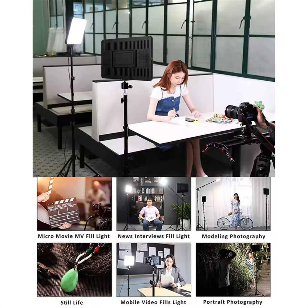 Lampu Video LED dengan Tripod  - Video Light Panel Led ulasan dan harga