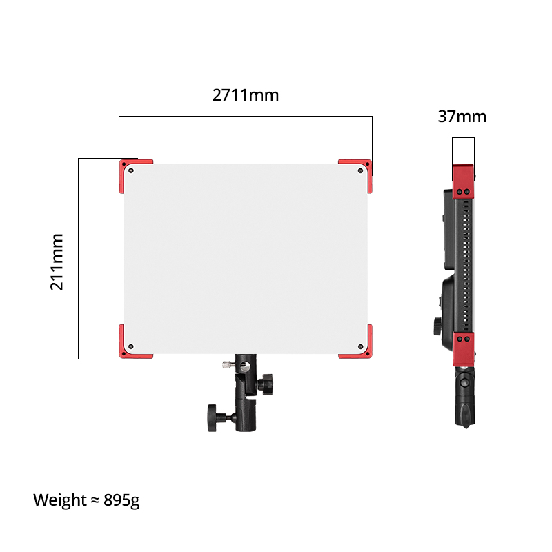 AMBITFUL LEDP60C Panel Lampu V - Video Light Panel Led ulasan dan harga