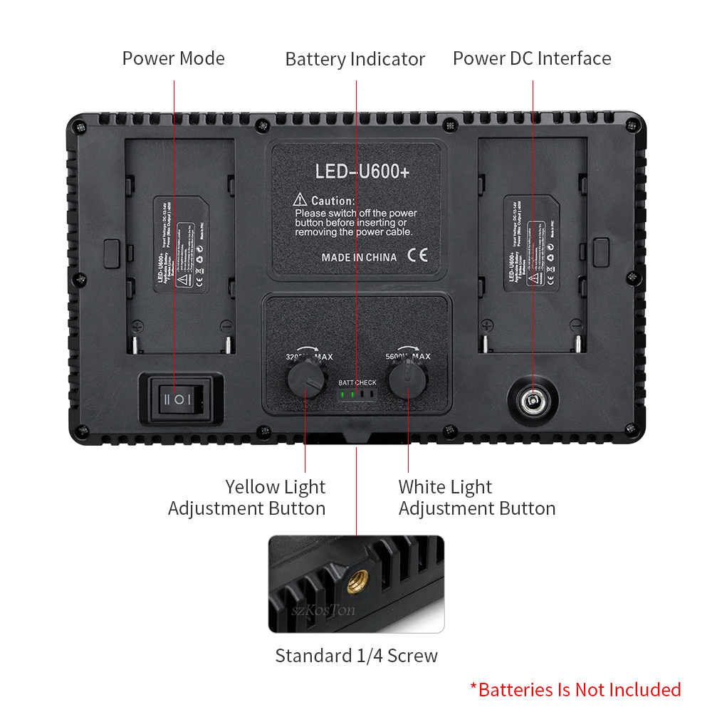 U800 lampu LED foto Studio por - Video Light Panel Led ulasan dan harga