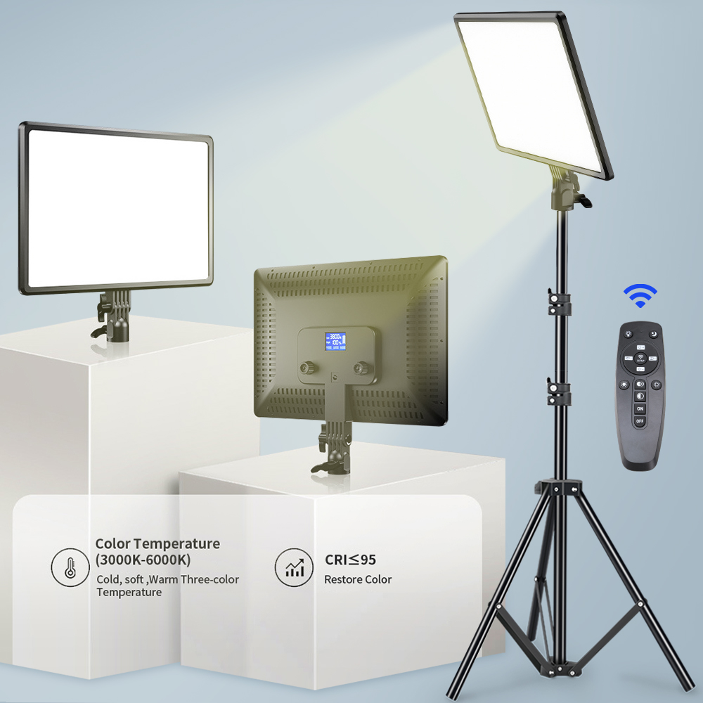 Panel Lampu Video LED 10/14 In - Video Light Panel Led ulasan dan harga