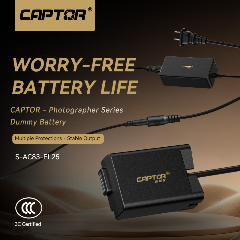 Adaptor Baterai Dummy CAPTOR E - Nikon Camera Z50 ulasan dan harga