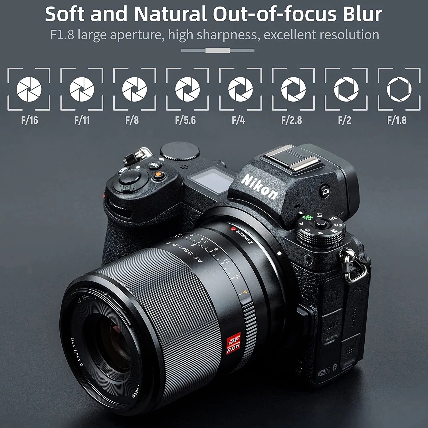 Lensa VILTROX AF 35mm F1.8 BAR - Nikon Camera Z50 ulasan dan harga