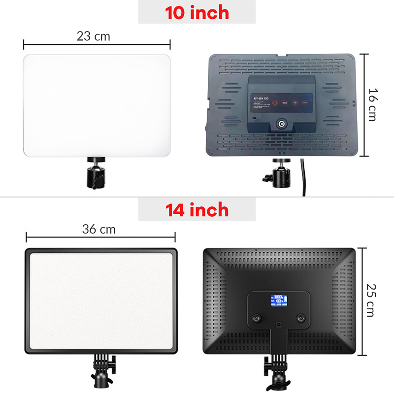 Panel Lampu Video LED 14 Inci  - Video Light Panel Led ulasan dan harga