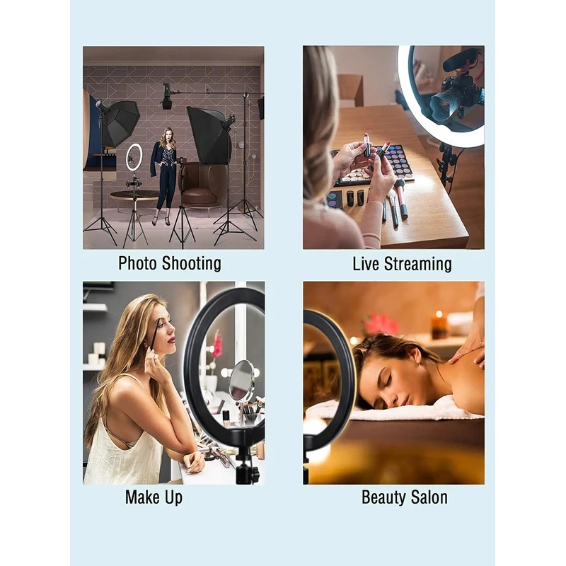 Lampu Cincin Desiontal 26 cm d - Photography Lighting Spotlight ulasan dan harga