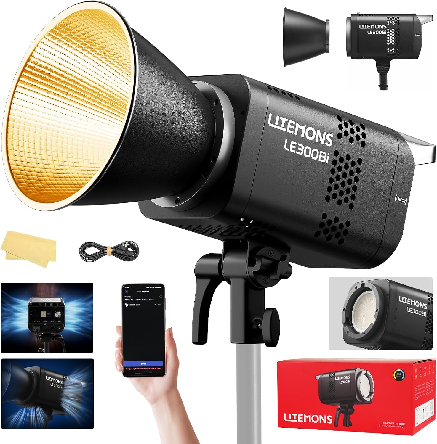 Kit Pencahayaan Video LED RGB, - Video Light Panel Led ulasan dan harga