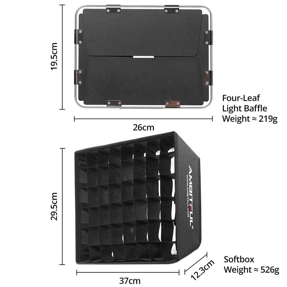 AMBITFUL P35R, Lampu Panel Vid - Photography Lighting Spotlight ulasan dan harga