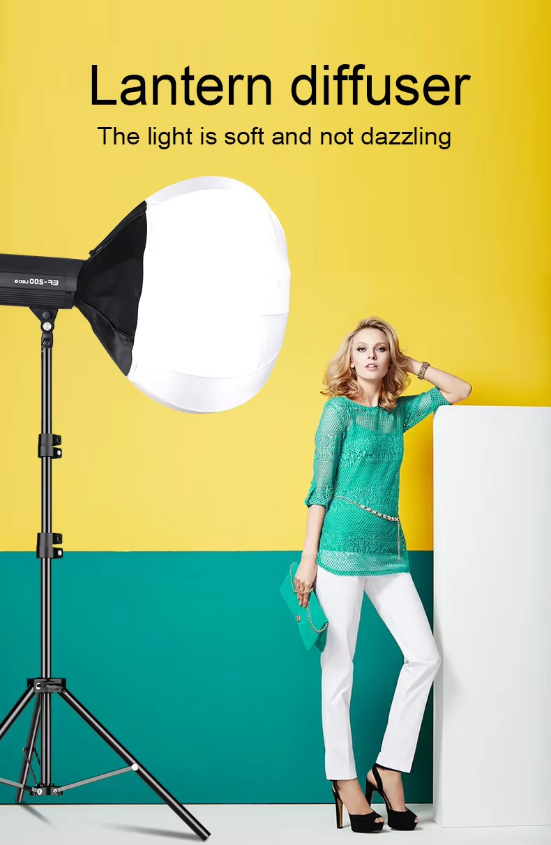 Softbox Globe Lantern 55cm 65c - Globe Modifier Round ulasan dan harga